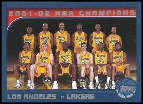 184 2001-02 NBA Champions